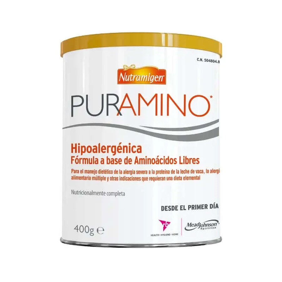 Nutramigen Puramino Hypoallergene Formule, Vanaf dag 1, 6 X 400 gram