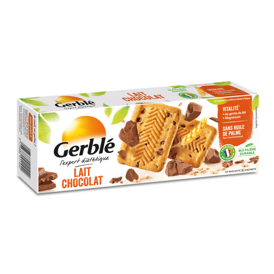 Biscotti dietetici al latte e cioccolato, 230 g, Gerble