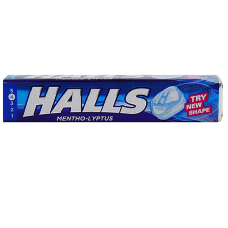 Bonbons Mentho-Lyptus Halls, 9 pièces, Kraft Food