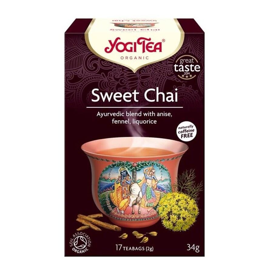 Thé Chai sucré, 17 sachets, Yogi Tea