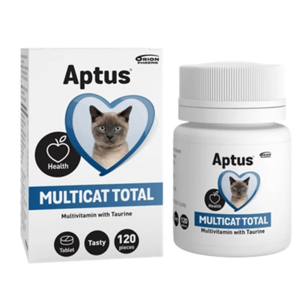 APTUS Multicate Total, multivitamine pour chats, flacon, 120 comprimés