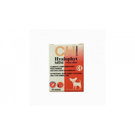 CHEMICAL IBERICA Hyalophyt MSM MIni, XS-S, joint system supplement for dogs, box, 90 tablets