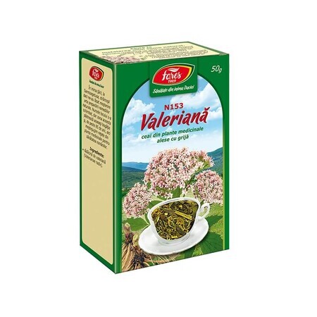 Ceai Valeriană rădăcina, N153, 50 g, Fares