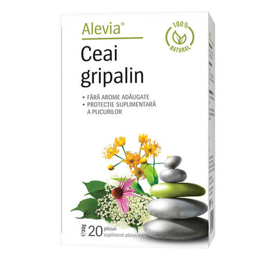 Ceai Gripalin, 20 plicuri, Alevia