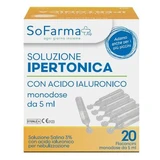 Hypertonische oplossing 3% hyaluronzuur 20 flacons 5 ml sofarmapiu'