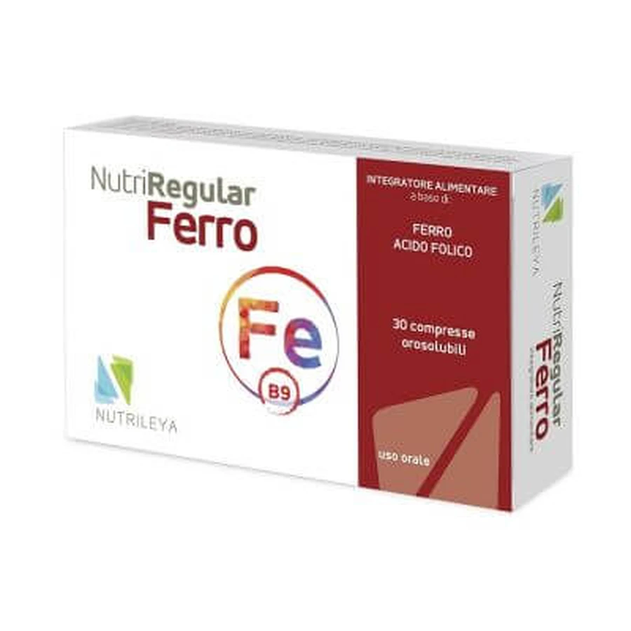 Nutriregular Iron 30 comprimés orosolubles