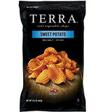 Zoete aardappel zeezout chips, 110 g, Terra