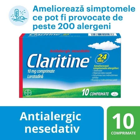 Claritine 10 mg, 10 tabletten, Bayer