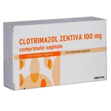 Clotrimazole 100 mg, 12 vaginal tablets, Zentiva