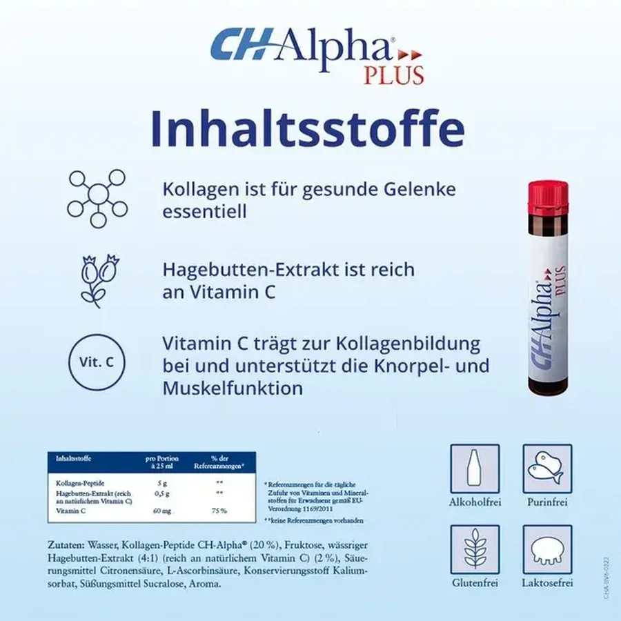 Liquid Collagen Ch Alpha Plus, 30 drinkable vials, Gelita Health