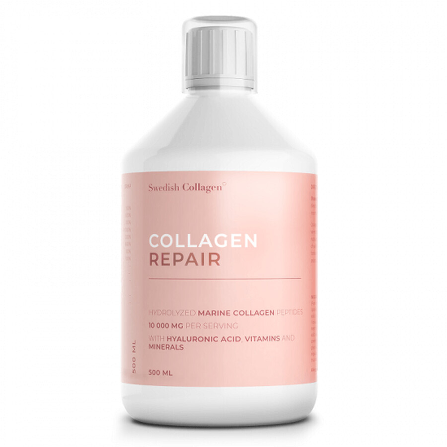 Collagen Liquid Repair avec Acide Hyaluronique + Vitamines + Minéraux 10.000 mg, 500 ml, Swedish Collagen Évaluations