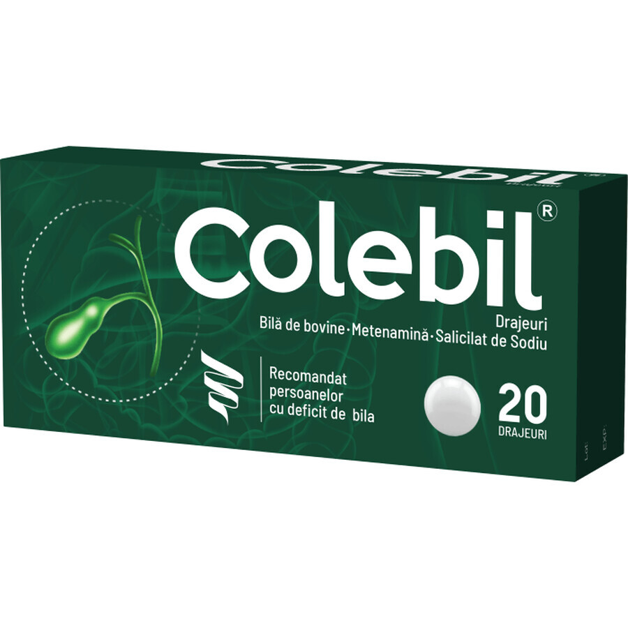 Colebil, 20 dragees, Biofarm Beoordelingen