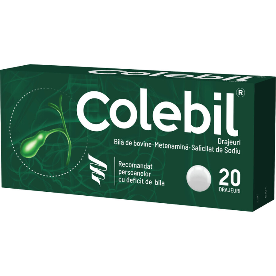 Colebil, 20 dragées, Biofarm