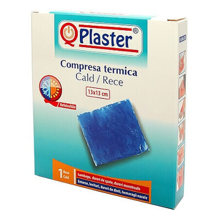 Compresa Cald Rece 13x13 cm, 1 bucata, QPlaster