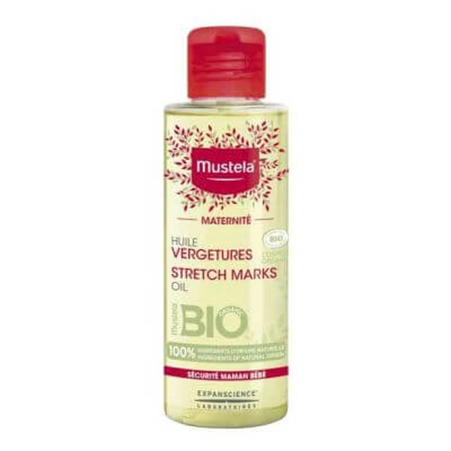 Zwangerschapsstriemen olie Mustela nieuw 105 ml