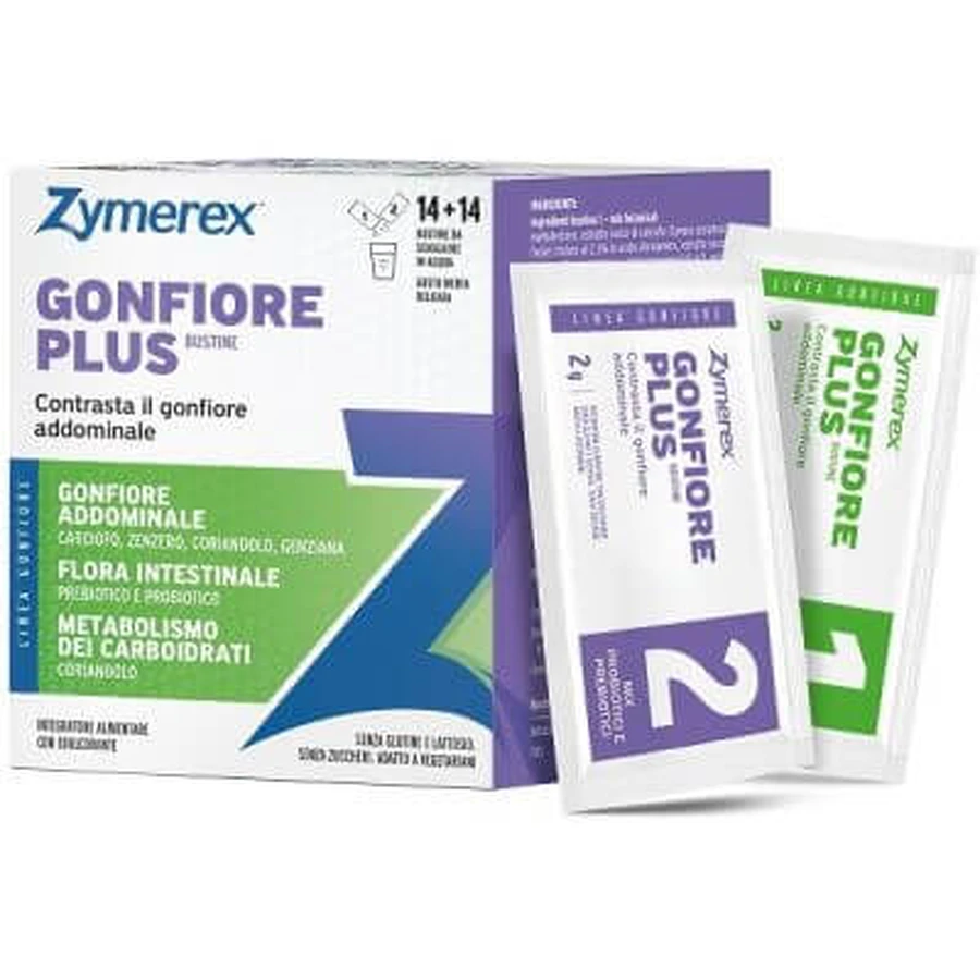 Zymerex gonflement plus 28 sachets