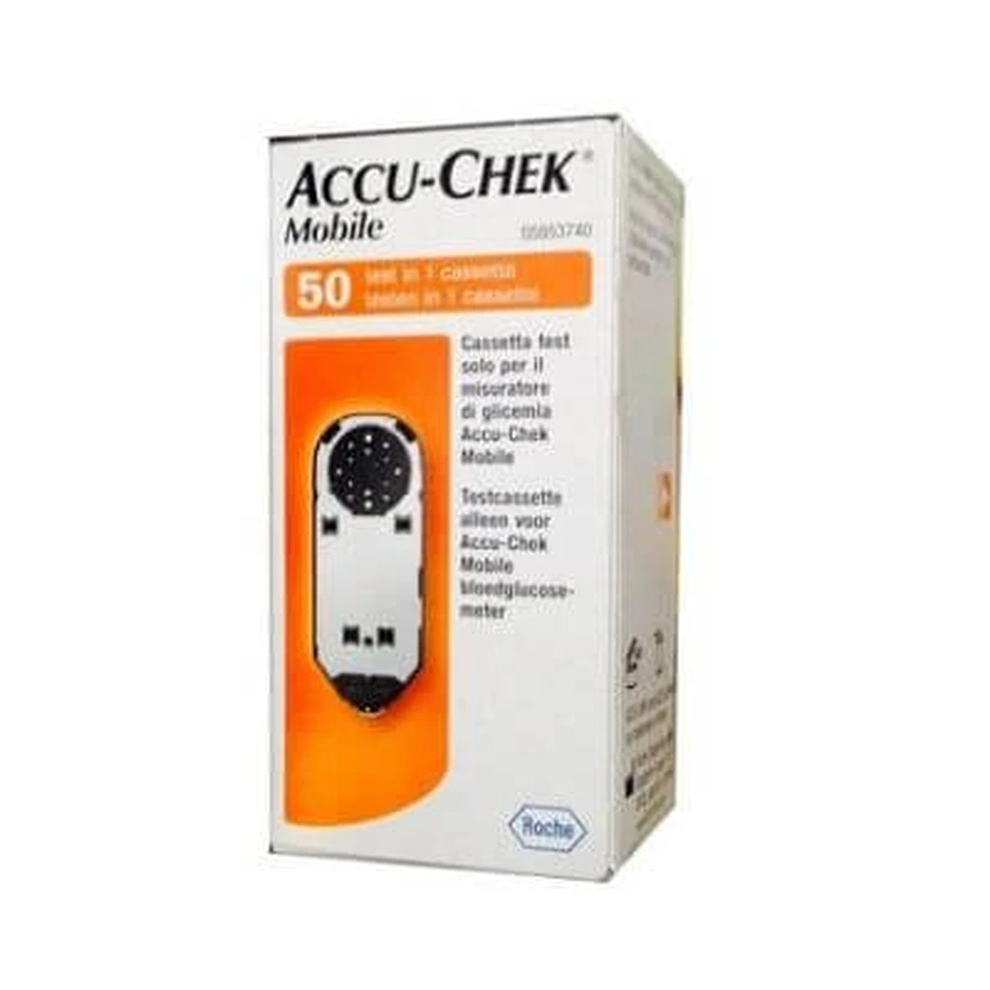 Accu-chek mobile 50 kleiner Test 2 Blutzuckerteststreifen
