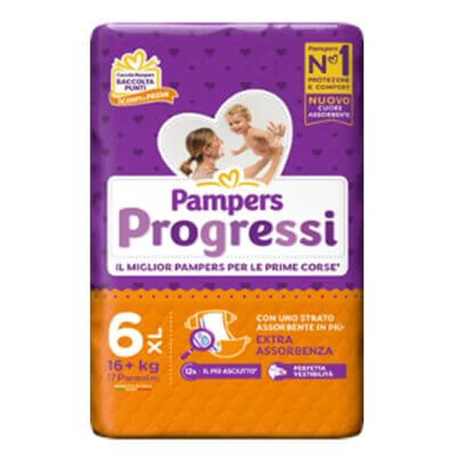 Pampers vooruitgang xl 17 stuks