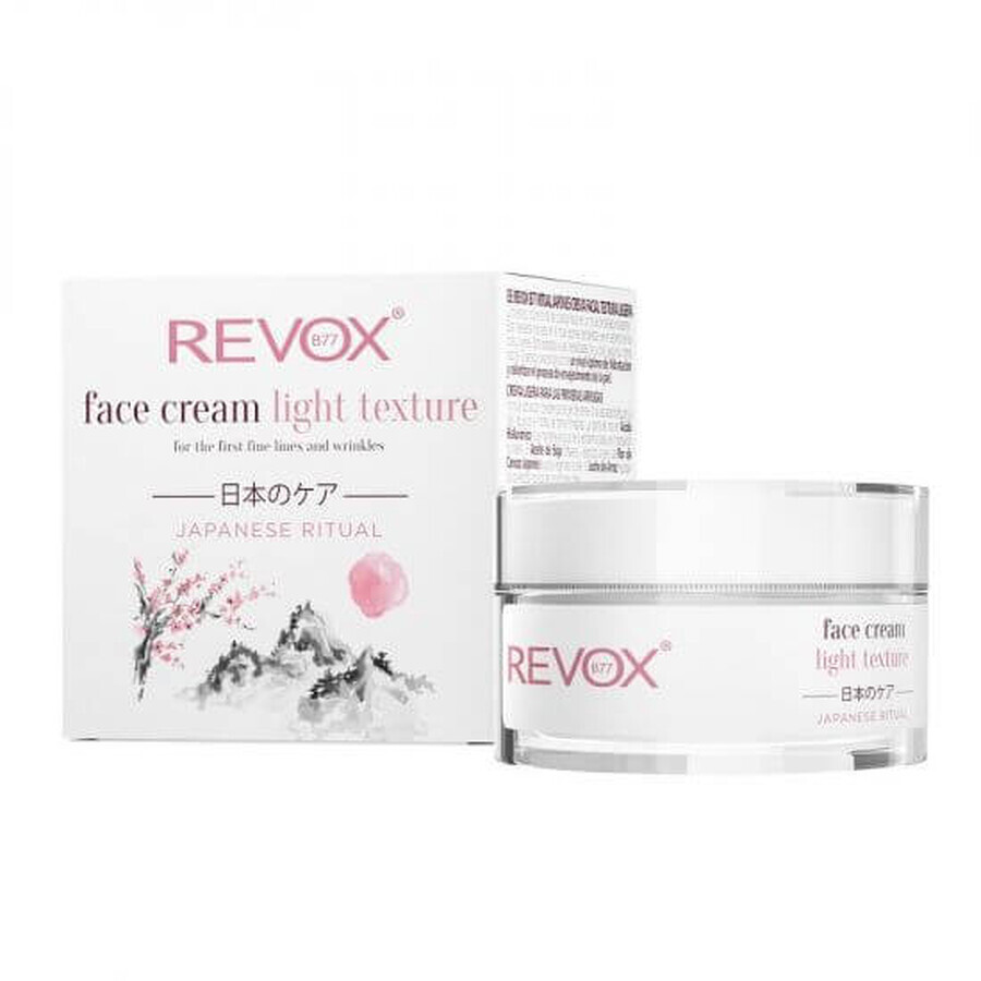 Japanese Ritual lichte textuur gezichtscrème, 50 ml, Revox