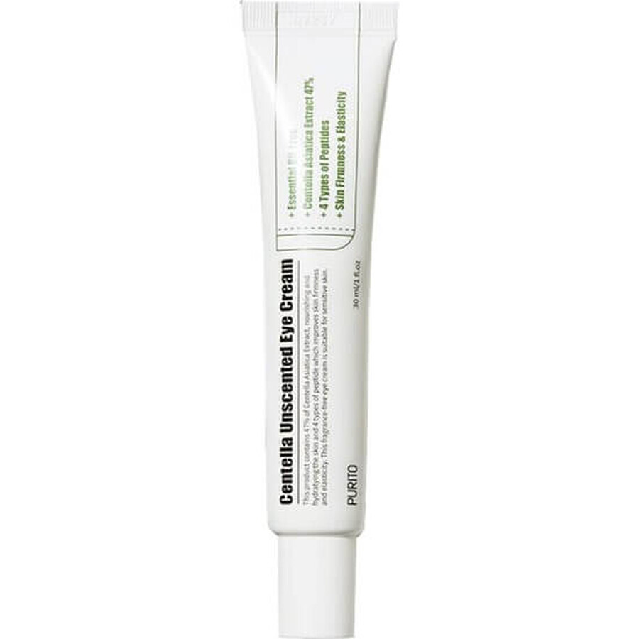 Centella Unparfümierte Anti-Falten-Augencreme ohne Duftstoffe, 30 ml, Purito