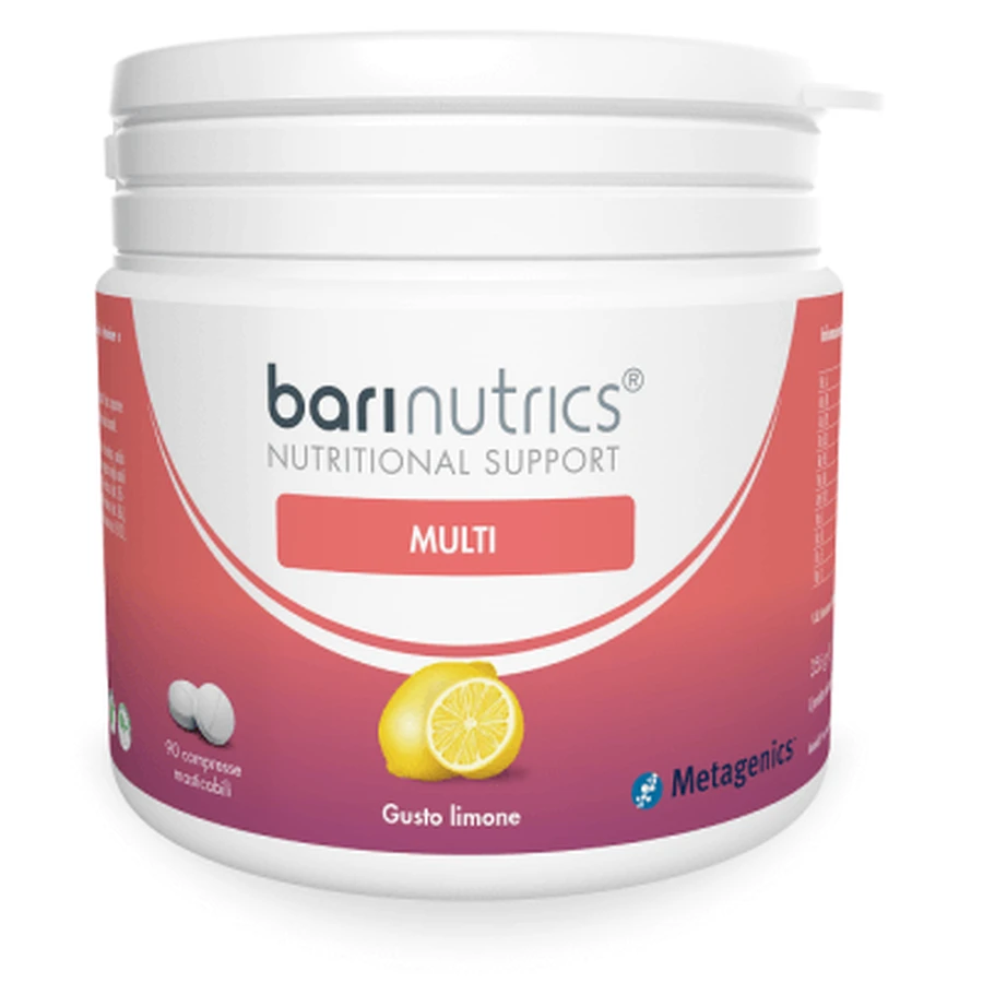 Barinutrics multi limón 90 comprimidos masticables
