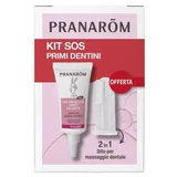 Pranarom Escobillero kit 1 gel para la erupción de los dientes de leche 15 ml + 1 dedo de masaje