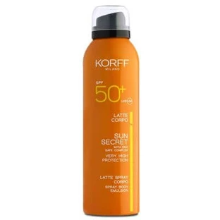 Korff sun secret leche corporal en spray spf50+ 200 ml