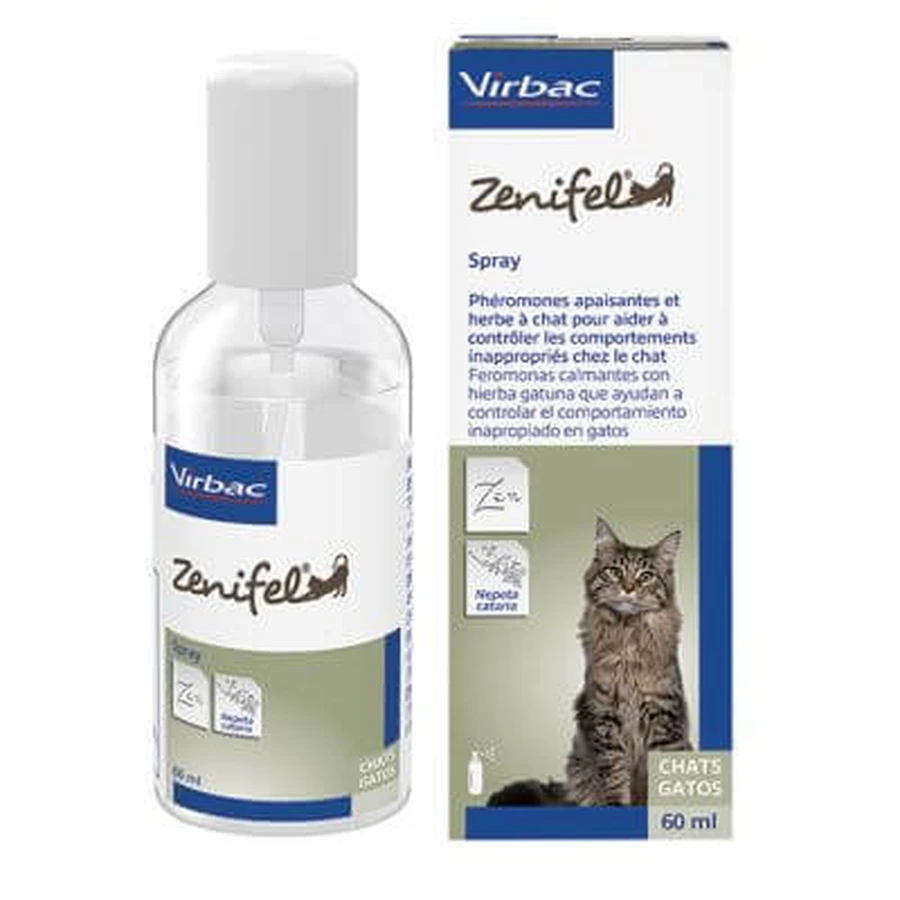 Zenifel feromona calmante spray para gatos 60 ml