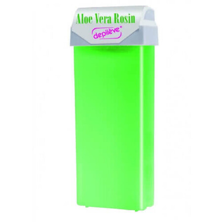 Cera roll-on usa e getta con colofonia di aloe vera, 100 ml, Depileve