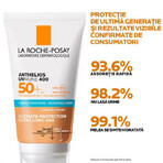  La Roche-Posay Anthelios vochtinbrengende crème met kleurpigment voor bescherming tegen de zon SPF 50+ UVmune, 50 ml,
