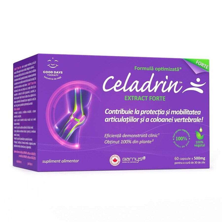 Celadrin Extract Forte 500 mg, 60 capsules, Good Days Therapy Beoordelingen