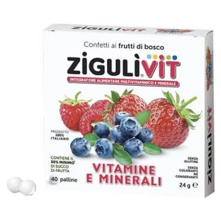 Ziguli vit fruttibosco 40 gekonfijte amandelen