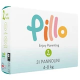 Pillo enjoy mini pañales 4 8 kg talla 2 31 unidades