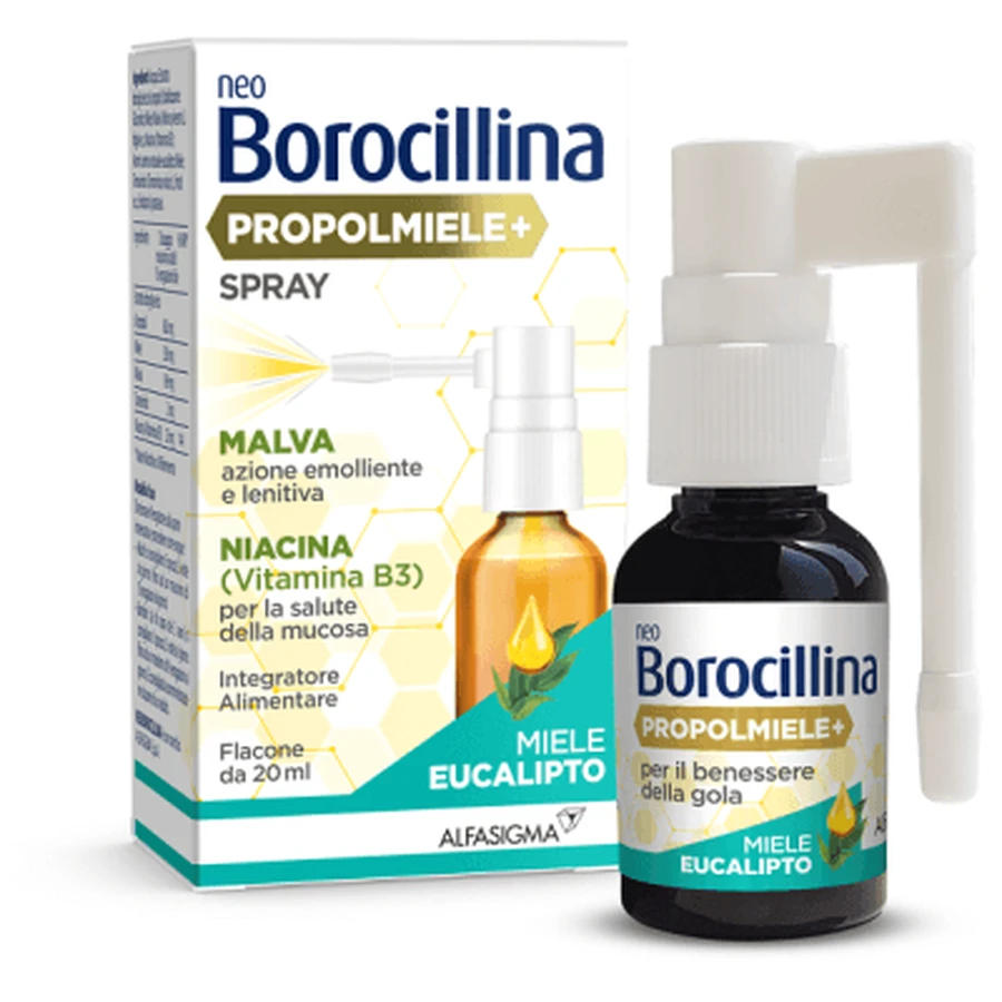 Neoborocilline propolis+ eucalyptushoning spray 20 ml