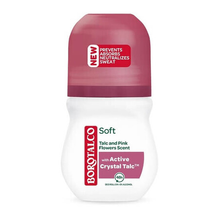 Deodorant roll-on Soft, 50 ml, Borotalco