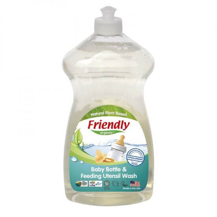 Biologisch babyfles- en afwasmiddel, 739 ml, Friendly Organic