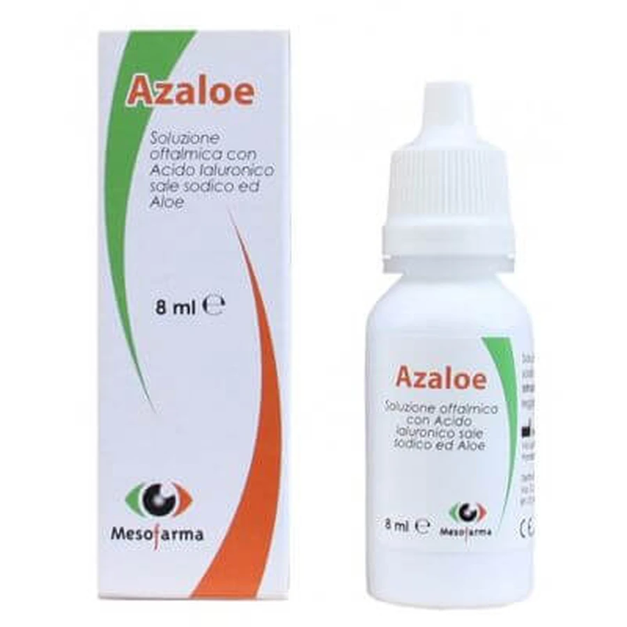 Azaloe oogheelkundige oplossing