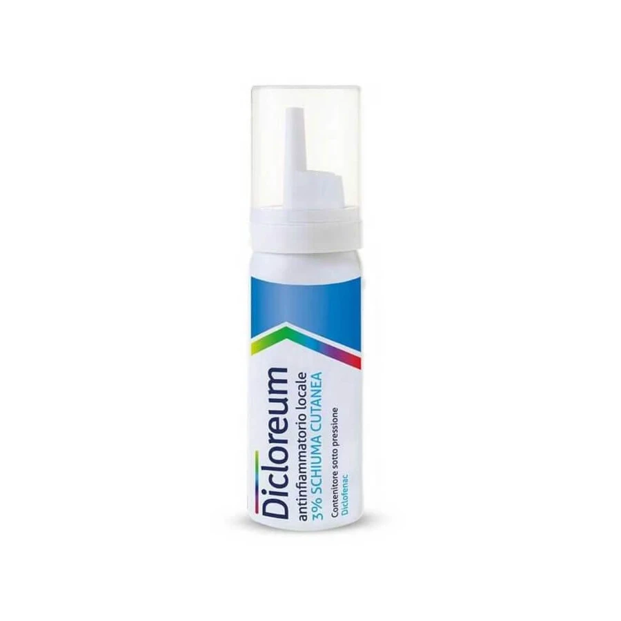 Dicloreum huidschuim, 30 mg/g, 50 g, Alfa Wassermann