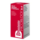 Dermovitamin micoblock 3-in-1 hydraterende en ademende nagellak rood 5 ml