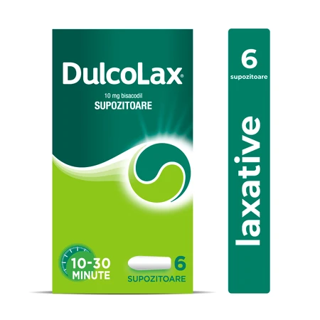 Dulcolax 10 mg, 6 suppositories, Sanofi
