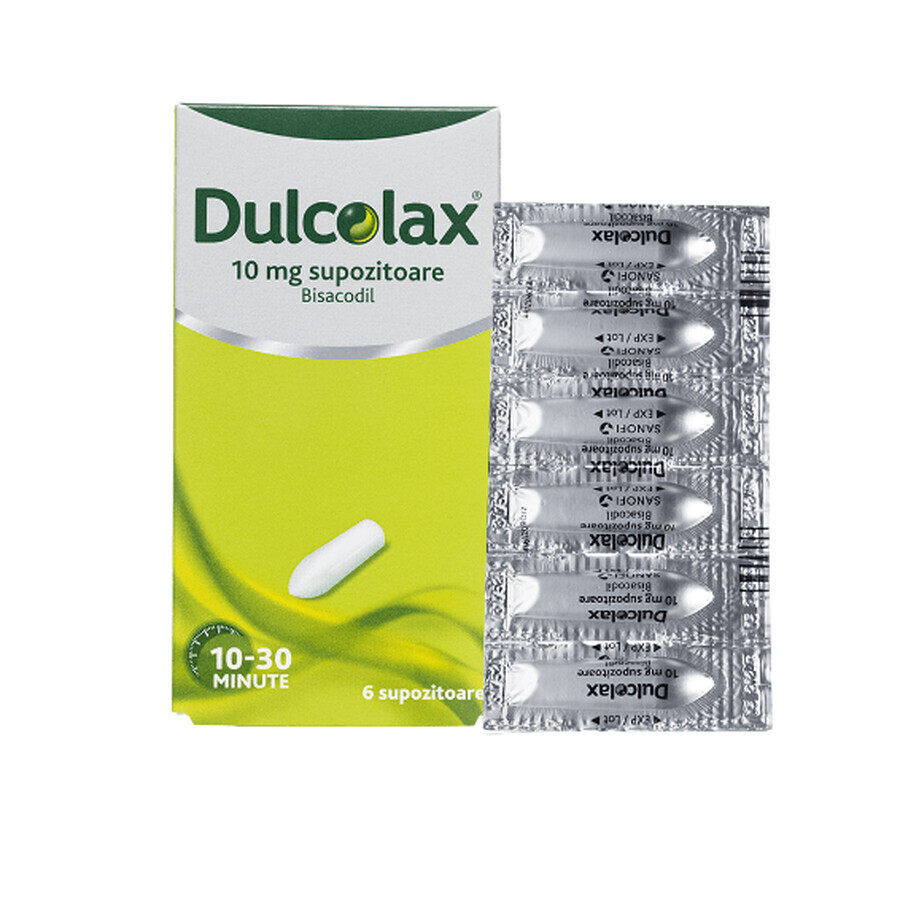 Dulcolax, 10 mg, 6 zetpillen, Sanofi
