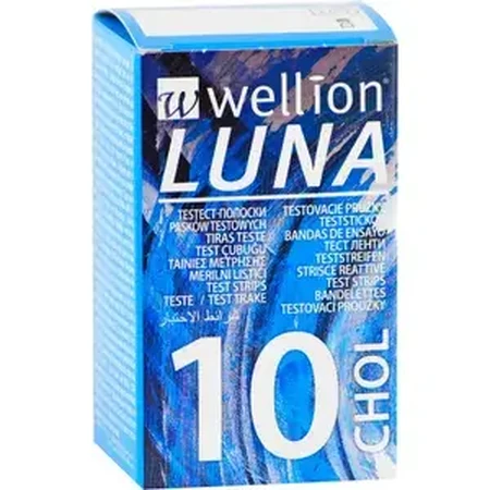 Wellion luna 10 cholesterol meetstrips