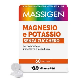 Massigen magnésium potassium sans sucre 60 comprimés
