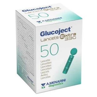 Glucoject lanceta calibre 33 extra 50 unidades