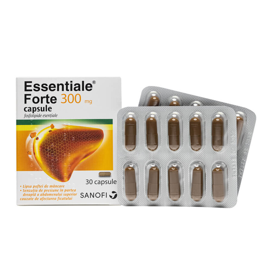 Essentiale Forte, 300 mg, 30 capsules, Sanofi
