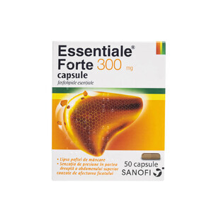 Essentiale Forte, 300 mg, 50 gélules, Sanofi