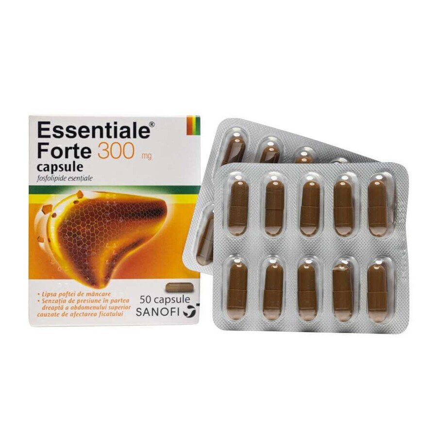 Essentiale Forte, 300 mg, 50 capsule, Sanofi