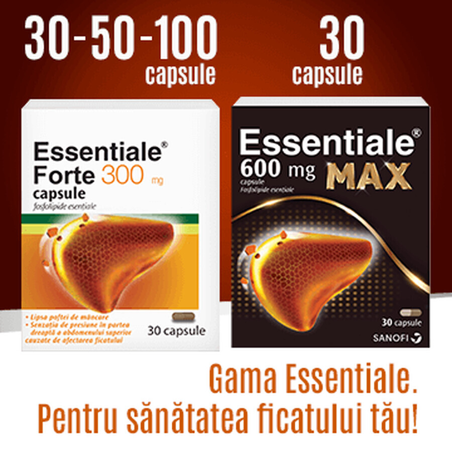 Essential MAX 600 mg, 30 gélules, Sanofi