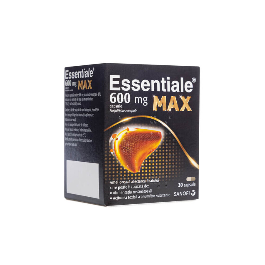 Essential MAX 600 mg, 30 gélules, Sanofi