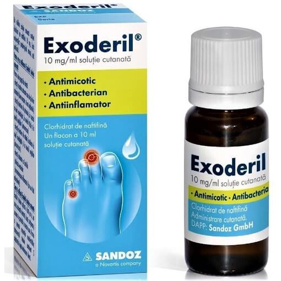 Exoderil huidoplossing, 20 ml, Sandoz